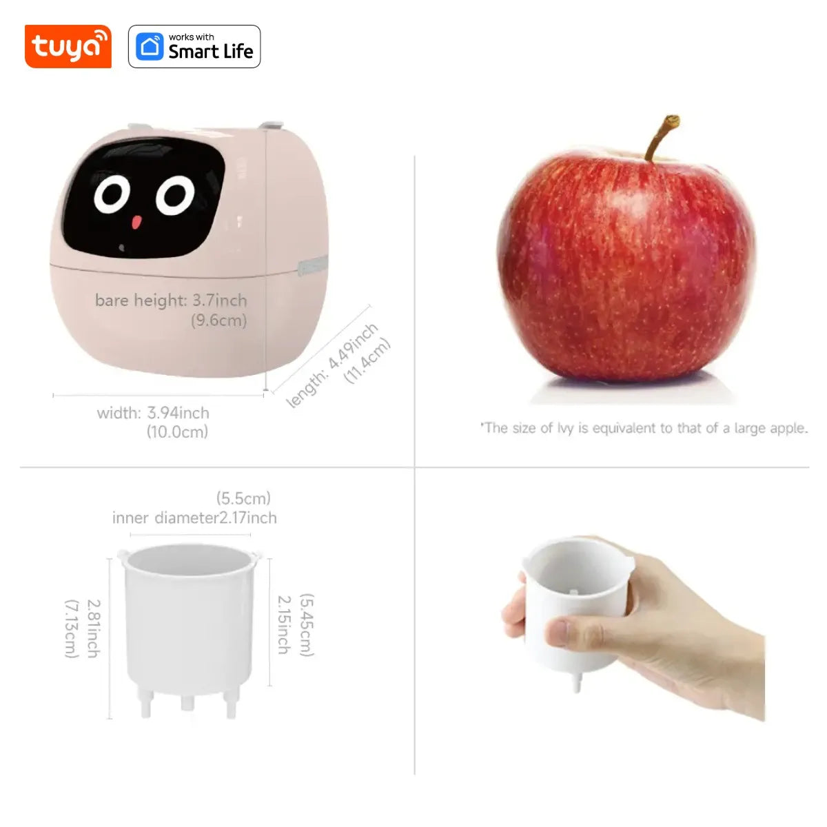 Pot de fleurs intelligent Tuya Ivy